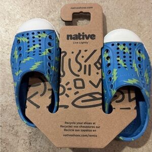 Native Toddler Shoes - Blue and Green